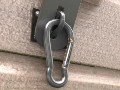 Wooden Market Stall -Version 1- Low-poly 3D model