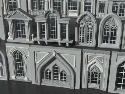 Windows Collection - 150 pieces 3D model