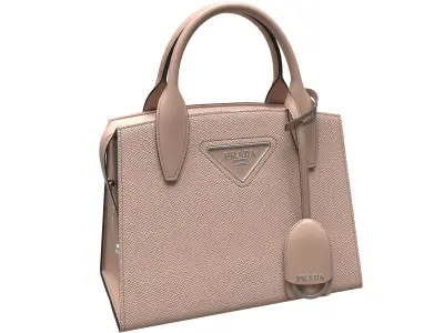 handbag prada bag leather Low-poly 3D model