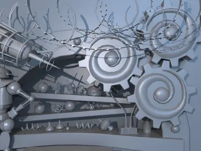 Robot Workshop 3D model