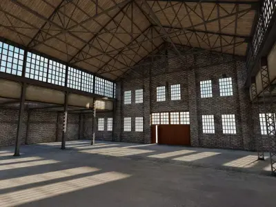 Warehouse-Warehouse Building 3D model