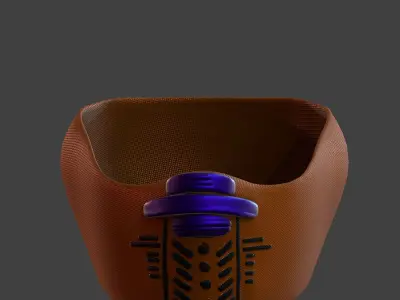 Gas mask helmet 3d model scifi Low-poly  Low-poly 3D model 268