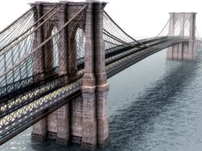 Brooklyn Bridge New York 3D model