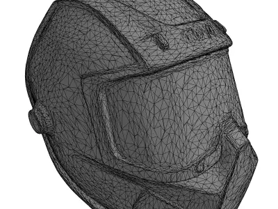 Rugged Welding Mask 3D Model Low-poly 3D model