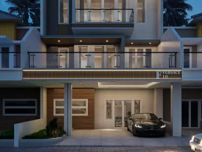 Exterior Design Modern Minimalist 3D model