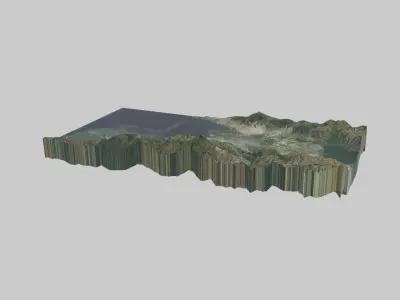 PORT-AU-PRINCE City Low-poly 3D model