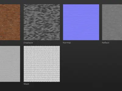 Orange rustic brick texture Texture