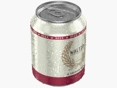  Standard Beer Can With Droplets 250ml 