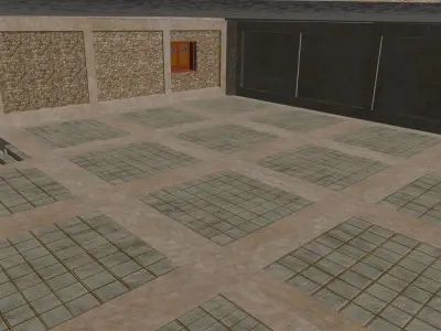 Fantasy medieval Keep 02 Free low-poly 3D model