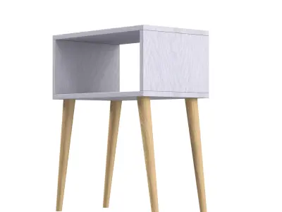 Bedside Table Low-poly 3D model