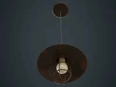 Hanging Lamp 3C Low-poly 3D model