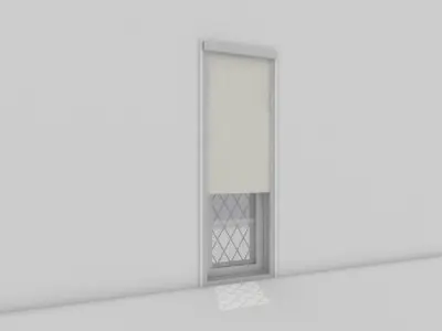 Japanese Window Terrace door 3D model