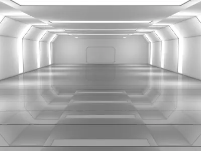 Sci Fi Warehouse 3D model