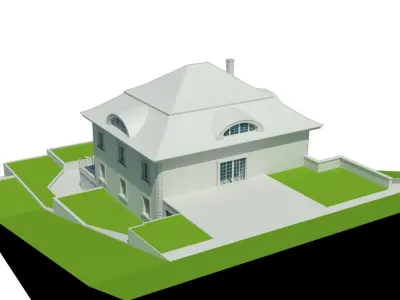 Hill mansion  3D model