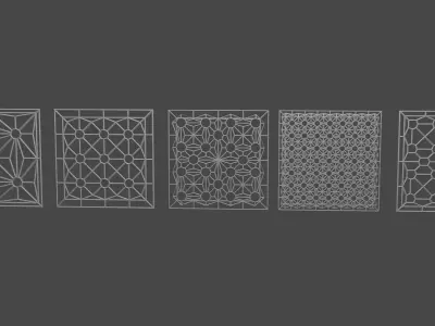 Frame for windows Free 3D model