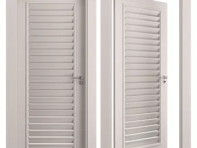 Interior doors blinds 04 3D model