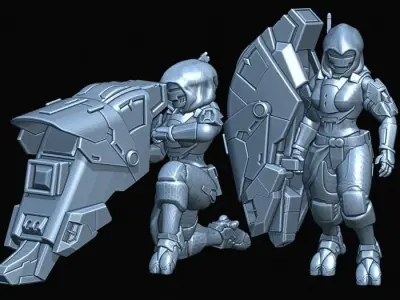 2pi Moa Operator 3D print model