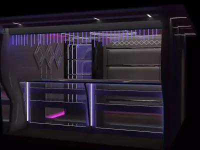 Street Market 3D model