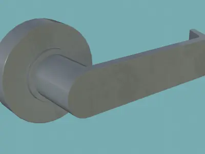 Door Handle check Low-poly 3D model