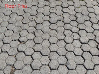 Ultra realistic Tiles Floor Scan 3D model