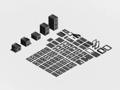 Combined construction of a house for rodents 3D print model