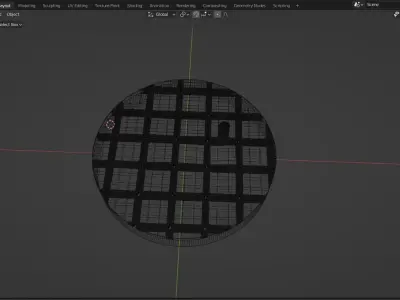 Tile Figurine Base 3D print model