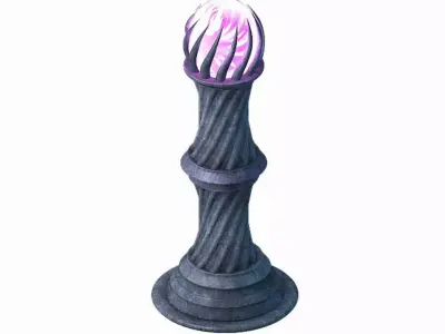 Blood Master - crystal ball 01 3D model