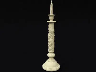 chandelier candle holder 3D model purchase