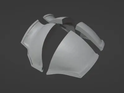 FF7 Crisis Core Reunion - Zack Fair Armor 3D print model