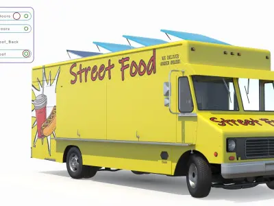  Solar Powered Street Food Truck Rigged 