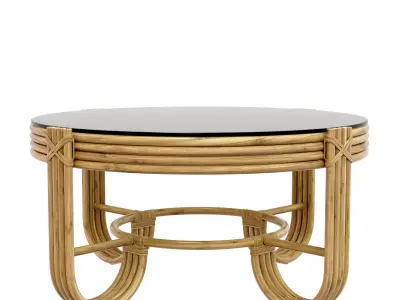 Pretzel Round Coffee Table 3D model