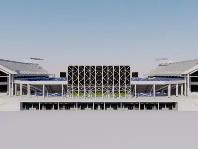  Orlando Citrus Bowl - Camping World Stadium Low-poly 3D model