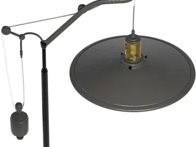 Retro minimalist american family 3D model