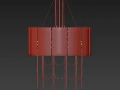 Loft Industry Modern  Princess Chandelier 3D model