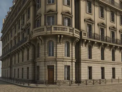 City Building V 3D model