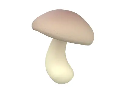 Mushroom v1 001 Low-poly 3D model