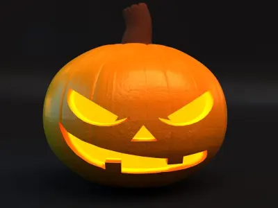 Halloween Pumpkins 3D model