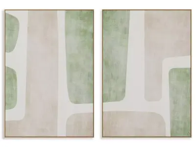Abstract Painting Frame set 3D model 560