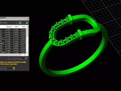 minimal light weight ring 3D print model