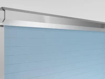 Warehouse Door 01 3D model