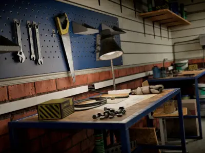  Workshop Garage Environment Realtime 