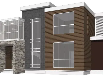 Villa D Sketchup 3D model purchase