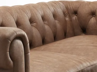 Hooker Furniture - Alexa Sofa and Decor 3D model