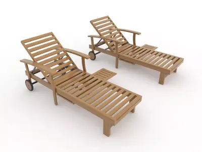 Sun Lounger 28 3D model