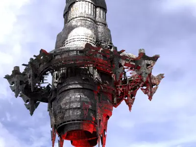 Dark Reaper Tower 3D model