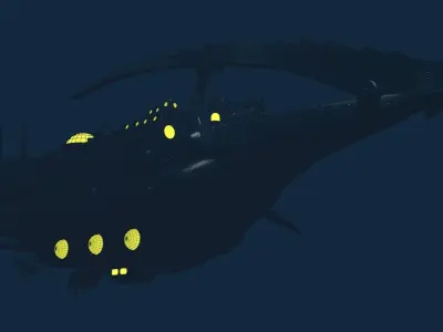 NAUTILUS spaceship 3D model