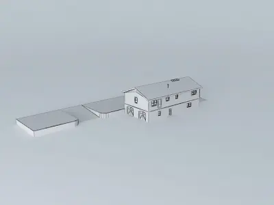 Modular house 2322 Free 3D model