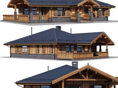 Eco wood v2 3D model