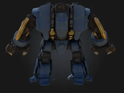Mech Warrior Guardian 3D model