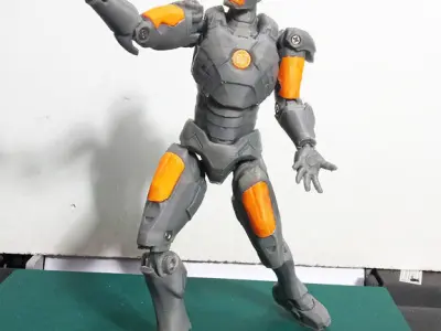 Iron Man Mark-VII Scale 1-10 Articulated Figure 3D print model